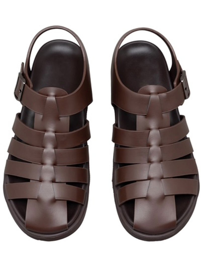 Sandales Kebello Marron - Kiabi