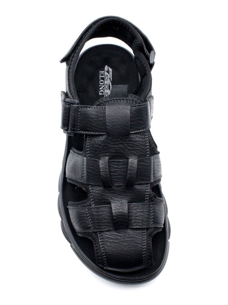 Sandales Kebello Noir Noir - Kiabi