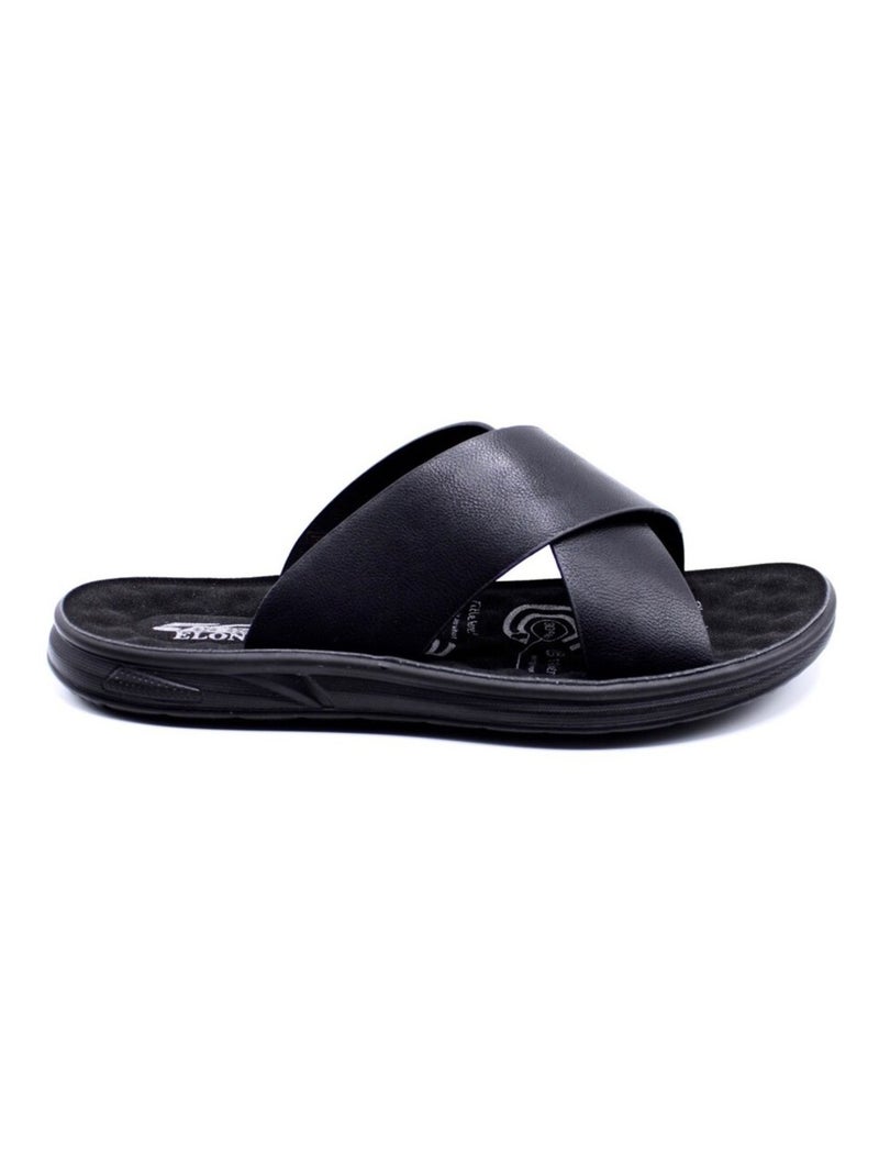 Sandales Kebello Noir Noir - Kiabi