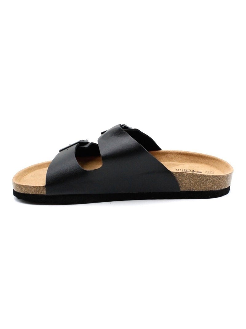 Sandales Kebello Noir Noir - Kiabi