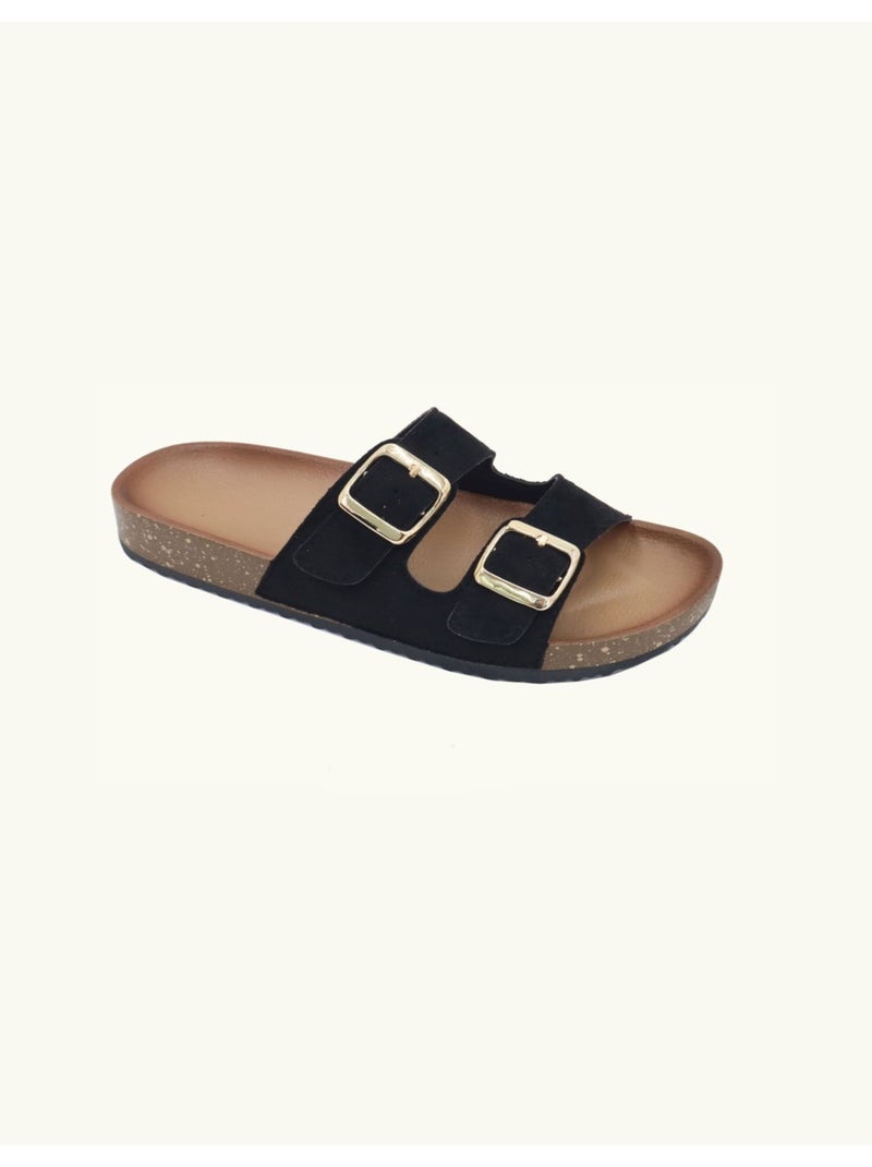 Sandales Kebello Noir Noir - Kiabi