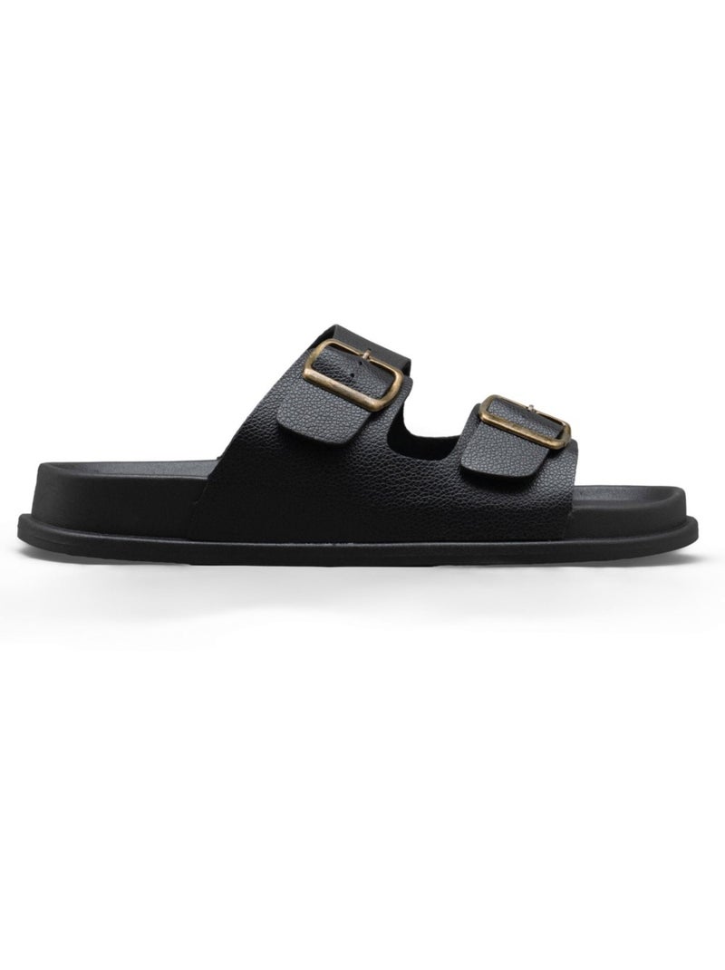 Sandales Kebello Noir Noir - Kiabi