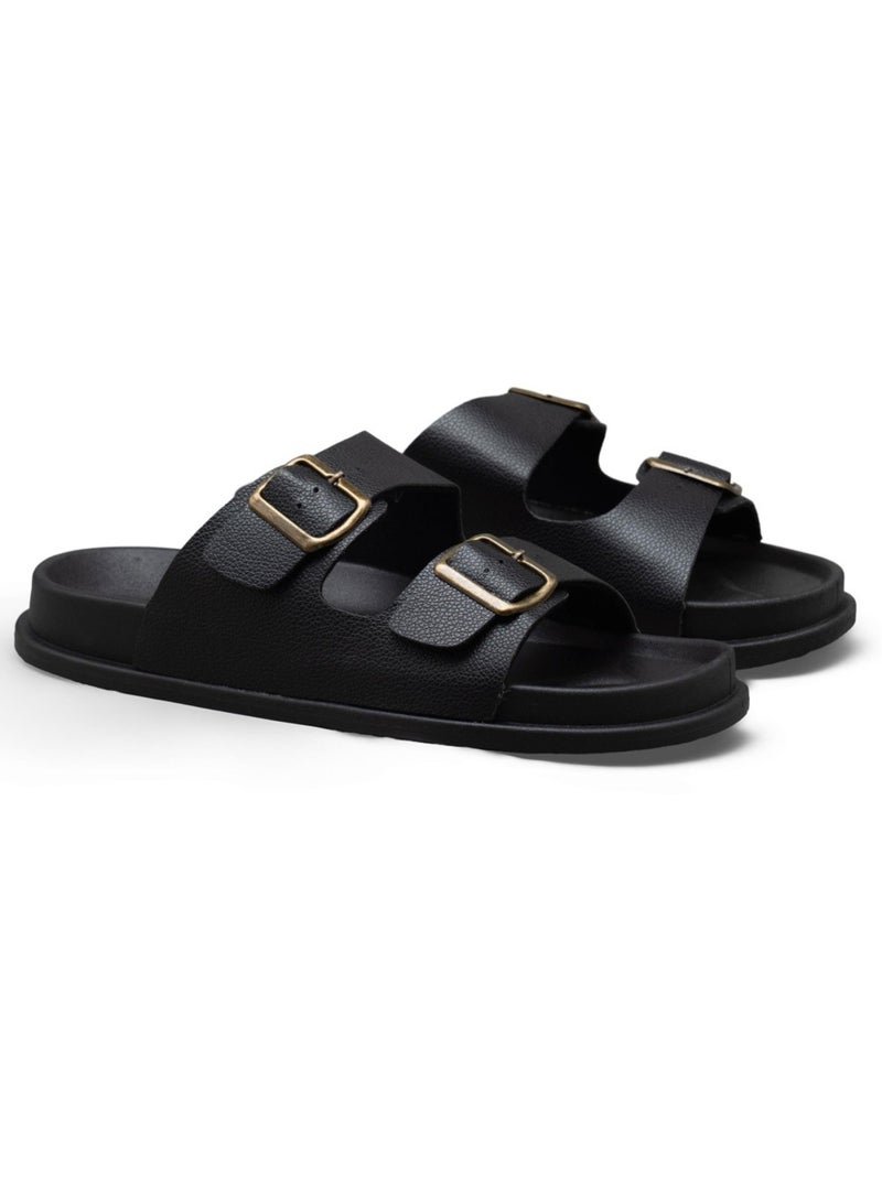 Sandales Kebello Noir Noir - Kiabi