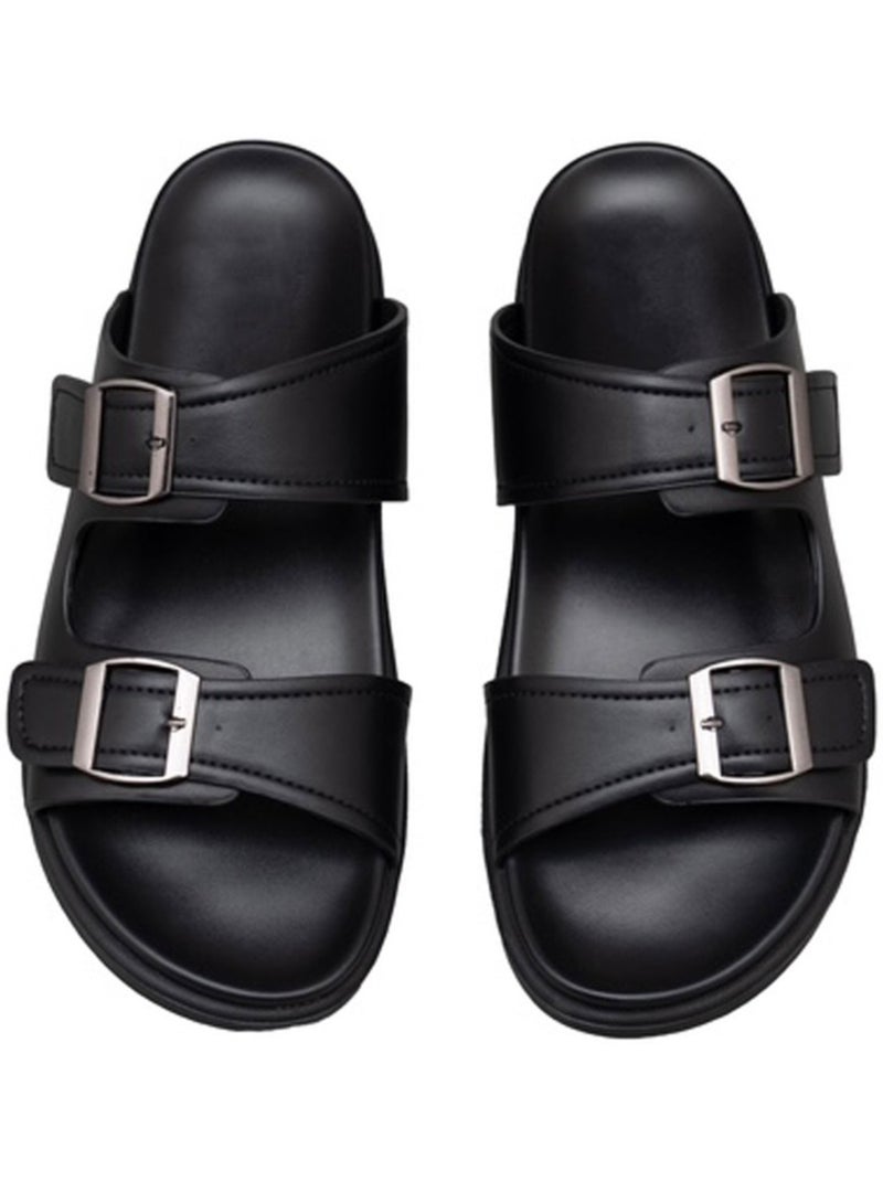 Sandales Kebello Noir Noir - Kiabi