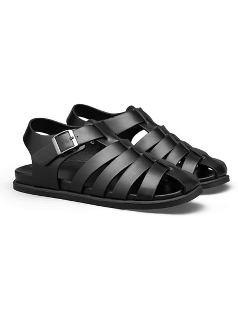 Sandales Kebello Noir Noir - Kiabi