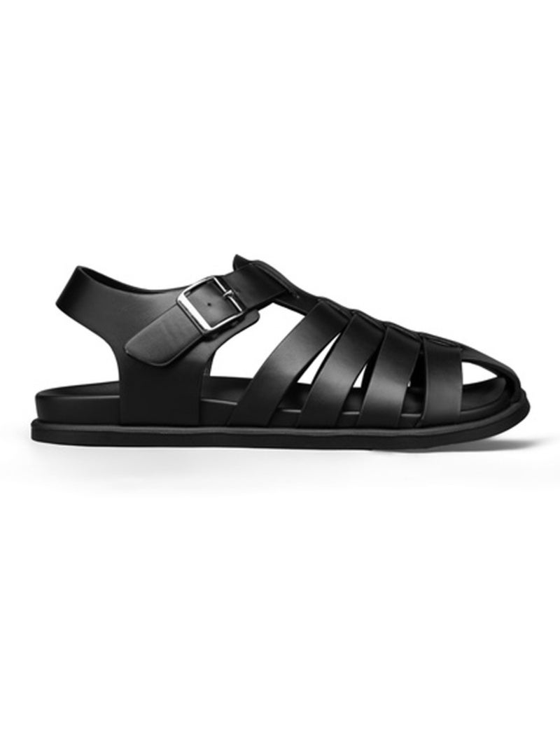 Sandales Kebello Noir Noir - Kiabi