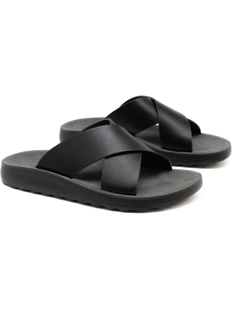 Sandales Kebello Noir Noir - Kiabi