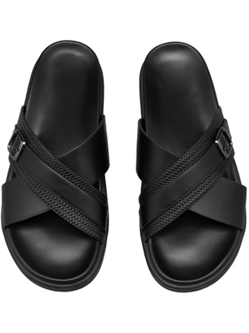Sandales Kebello Noir Noir - Kiabi