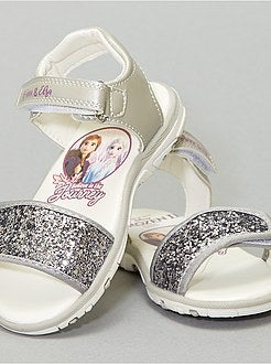 Sandales 'La Reine des Neiges' pailletées - Kiabi