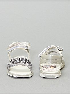 Sandales 'La Reine des Neiges' pailletées - Kiabi