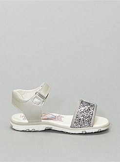 Sandales 'La Reine des Neiges' pailletées - Kiabi