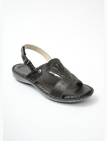 Sandales largeur confort bride scratchée - Afibel