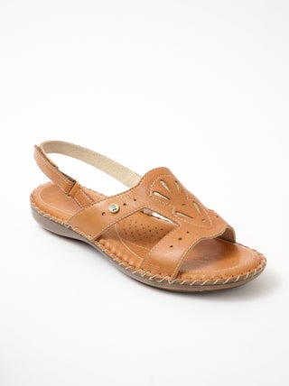 Sandales largeur confort bride scratchée