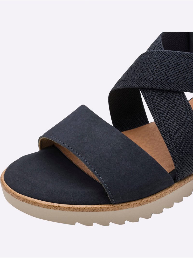 Sandales Largeur Pied Fort - Taille Standard - Witt Bleu nuit - Kiabi