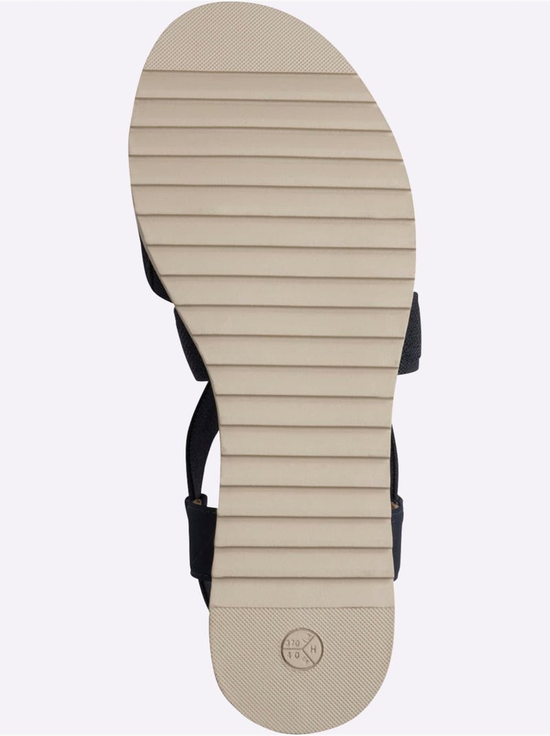 Sandales Largeur Pied Fort - Taille Standard - Witt Bleu nuit - Kiabi