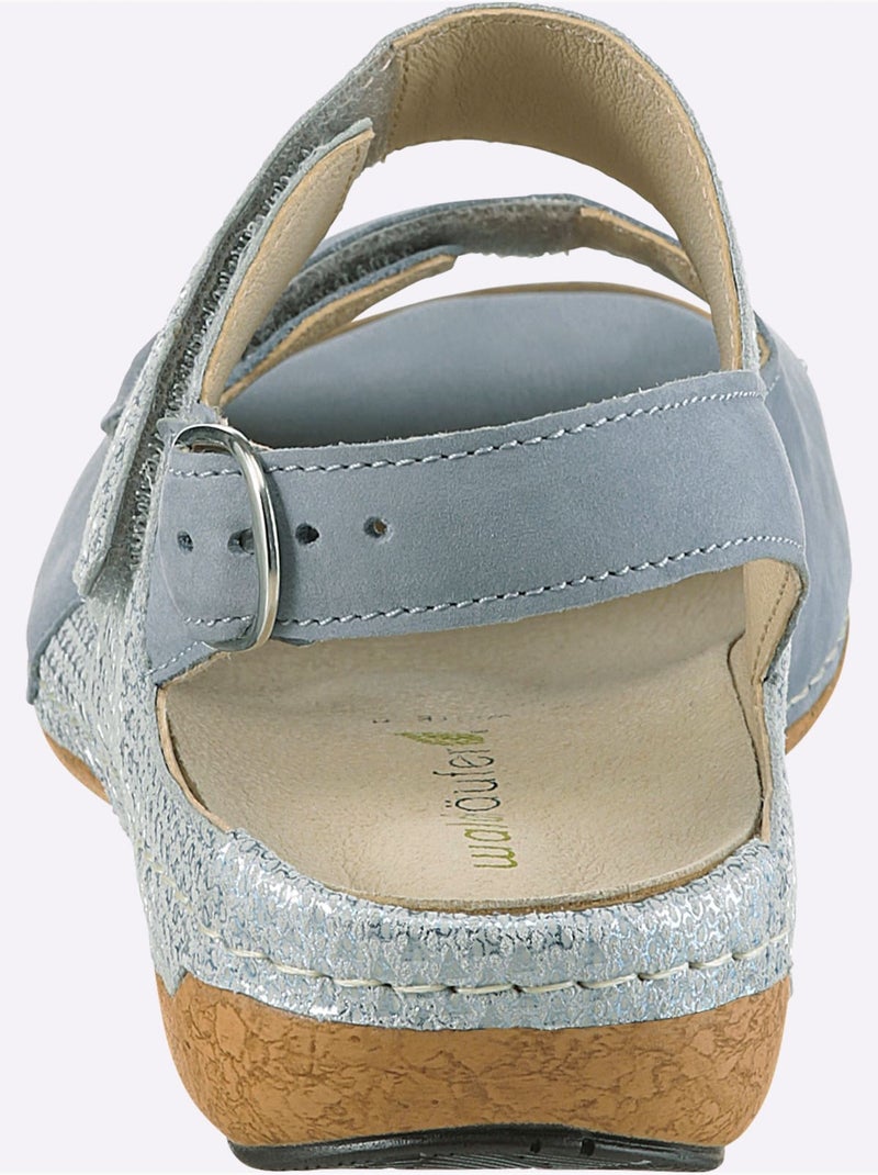 Sandales largeur pied fort - taille standard - witt Bleu - Kiabi