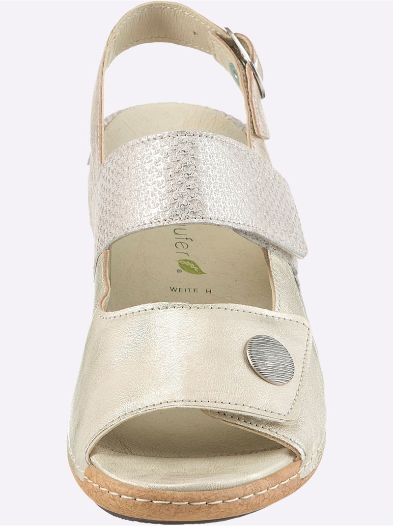 Sandales Largeur Pied Fort - Taille Standard - Witt Bronze - Kiabi