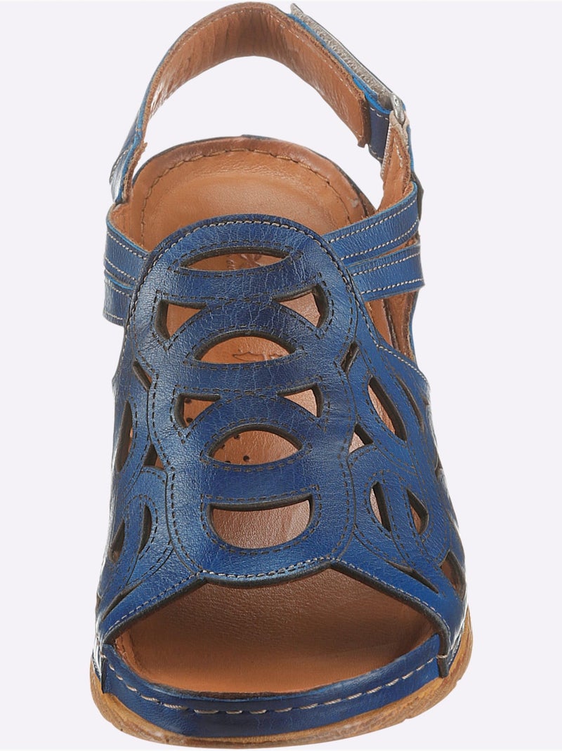Sandales Largeur Pied Normal - Taille Standard - Witt Bleu - Kiabi