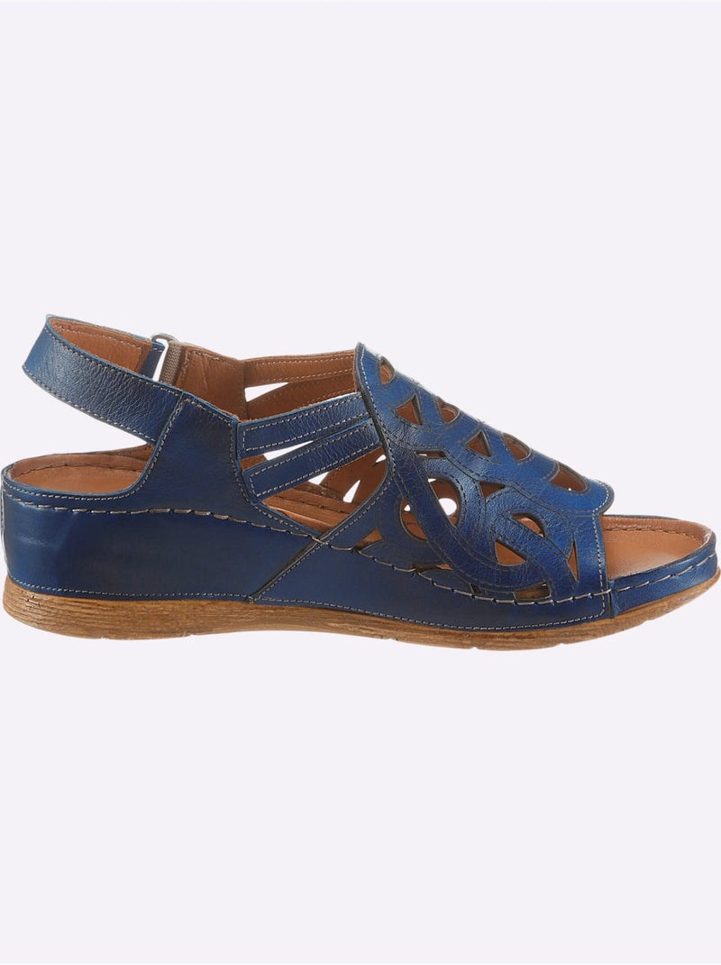 Sandales Largeur Pied Normal - Taille Standard - Witt Bleu - Kiabi