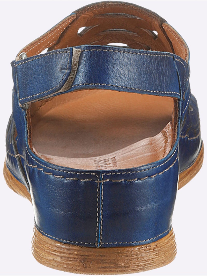Sandales Largeur Pied Normal - Taille Standard - Witt Bleu - Kiabi