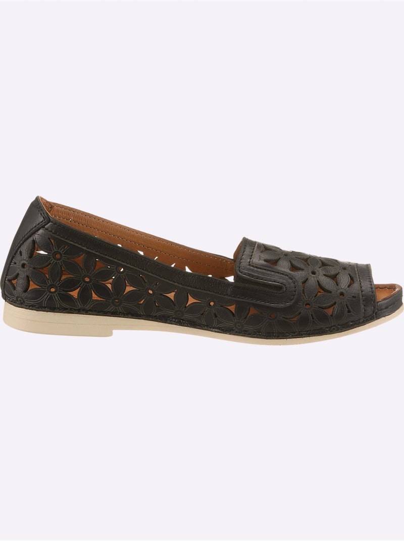 Sandales Largeur Pied Normal - Taille Standard - Witt Noir - Kiabi