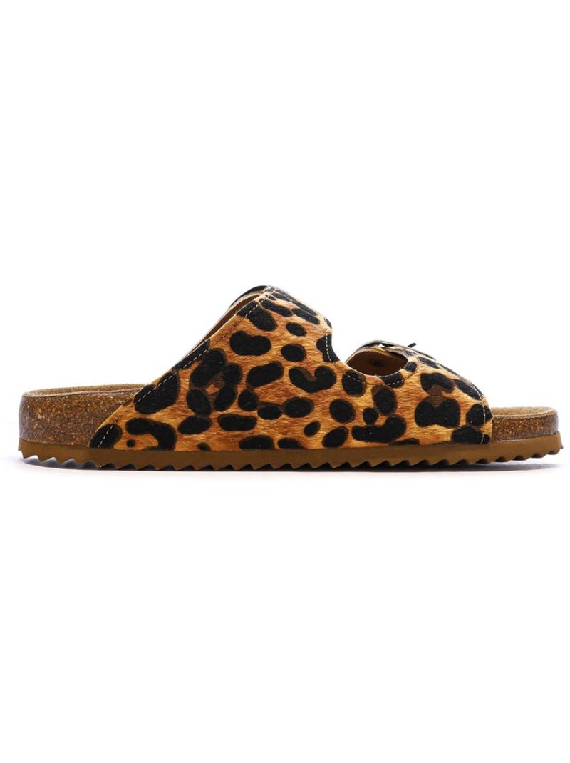 Sandales Leopard  Femme Xti 144039 Jaune - Kiabi