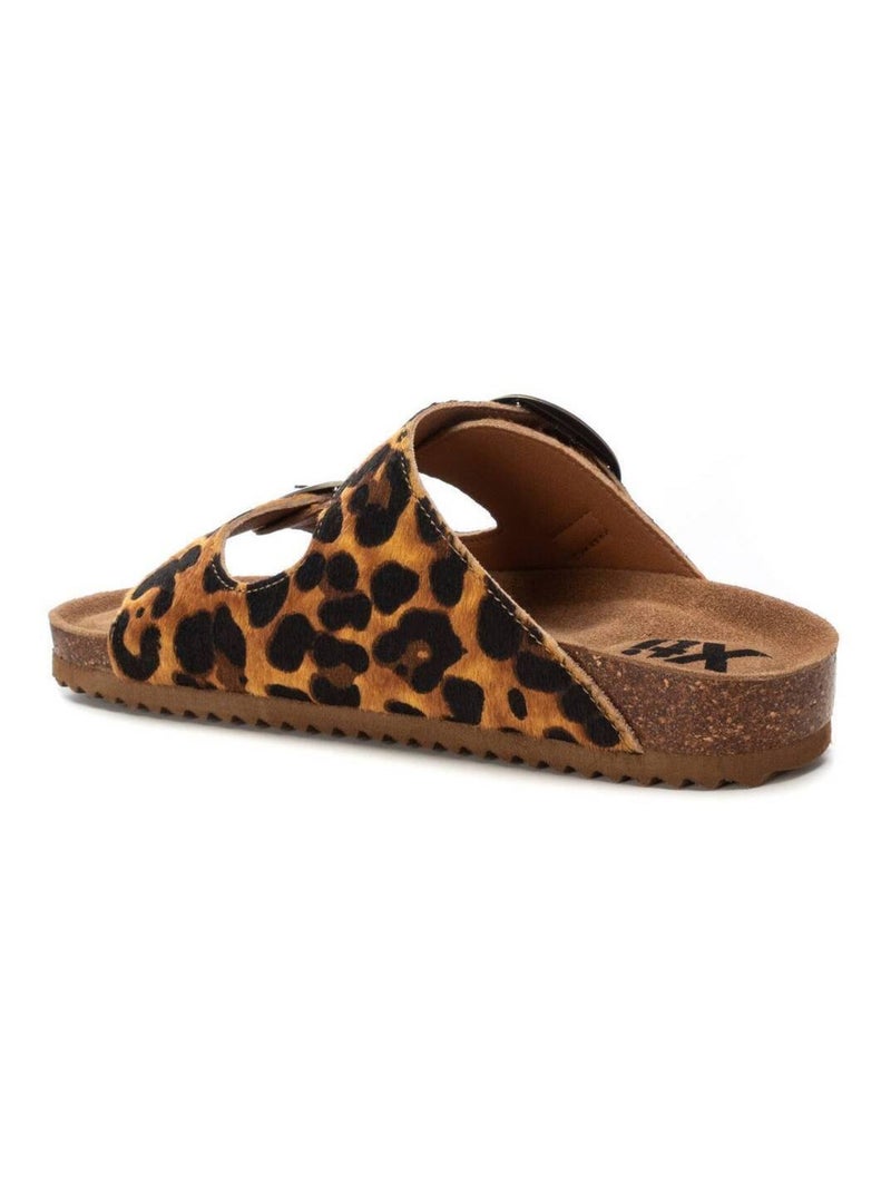 Sandales Leopard  Femme Xti 144039 Jaune - Kiabi