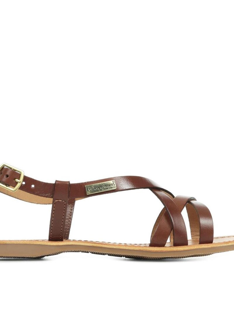 Sandales Les Tropéziennes Henny Marron - Kiabi