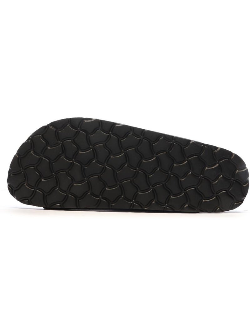 Sandales Lisses Homme Schott Noir - Kiabi