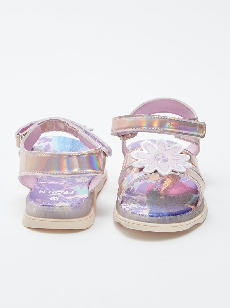 Sandales lumineuses 'Reine des Neiges' BEIGE - Kiabi