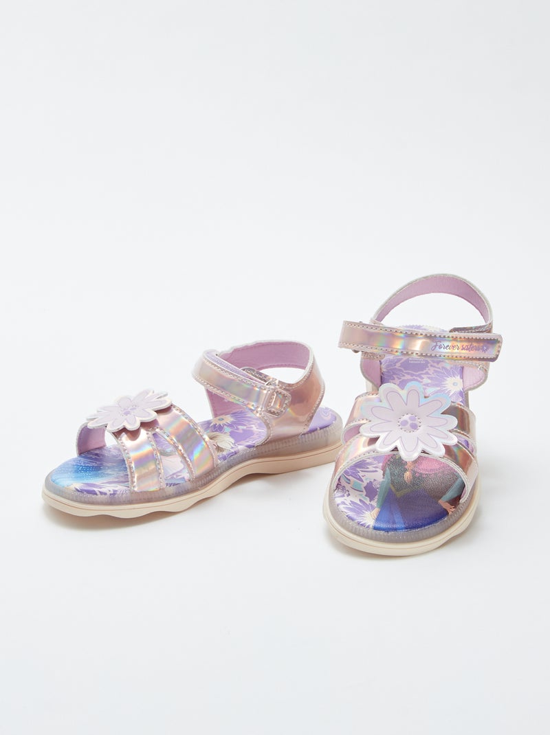 Sandales lumineuses 'Reine des Neiges' BEIGE - Kiabi