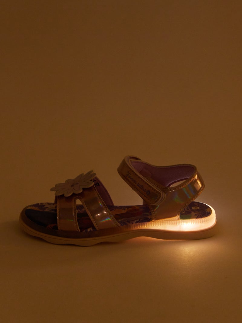 Sandales lumineuses 'Reine des Neiges' BEIGE - Kiabi