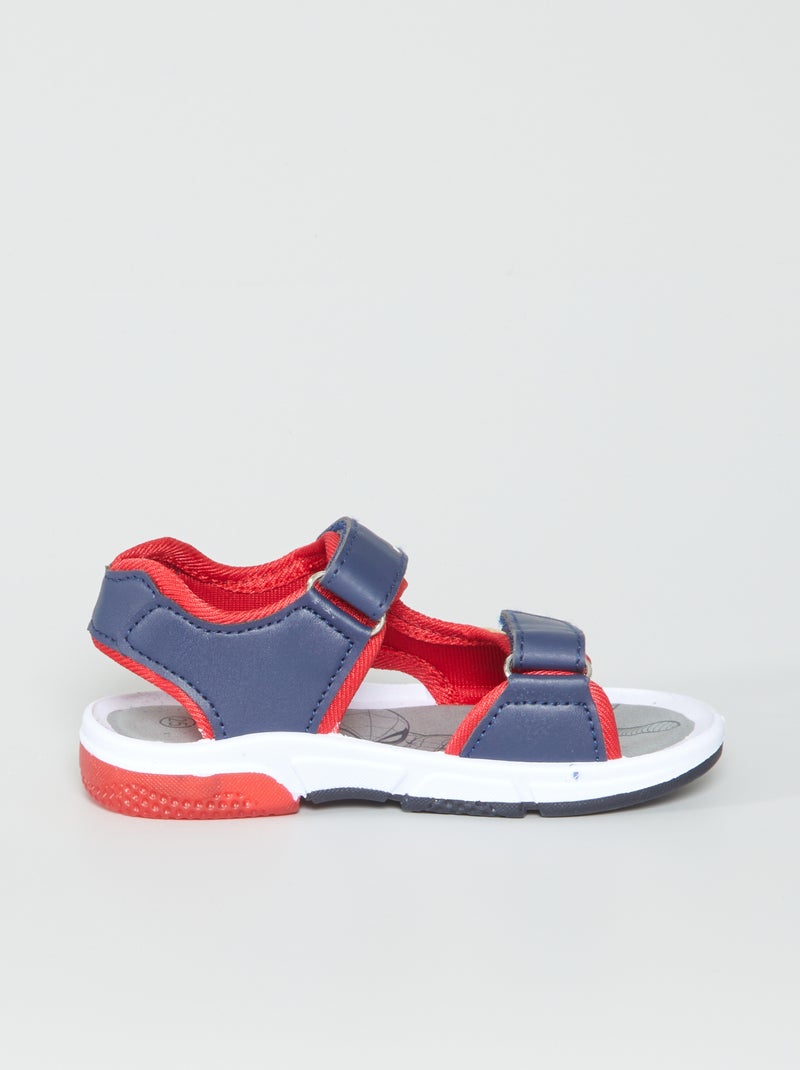 Sandales lumineuses 'Spider-Man' Bleu - Kiabi