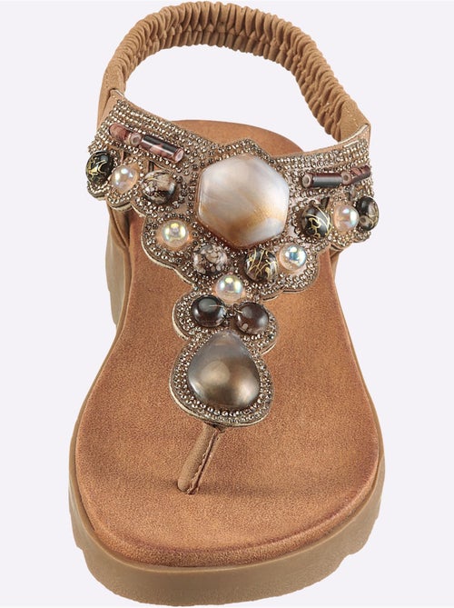 Sandales matière synthétique - taille standard - helline - Kiabi