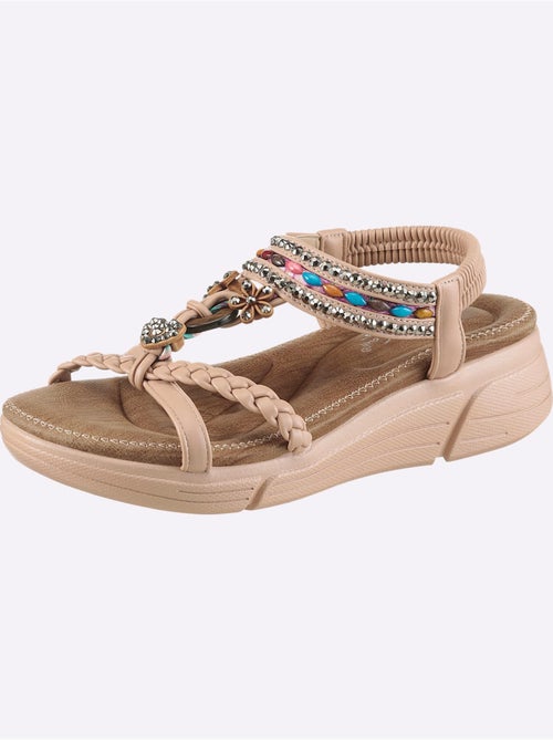 Sandales Matière Synthétique - Taille Standard - helline - Kiabi