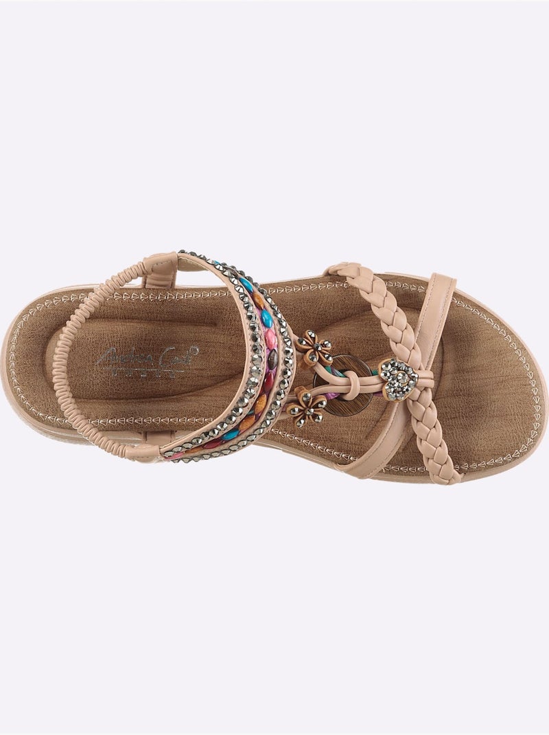 Sandales Matière Synthétique - Taille Standard - helline Rose - Kiabi