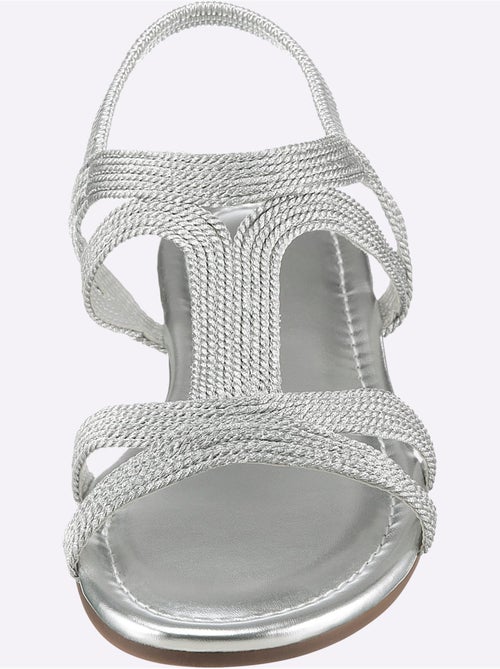 Sandales Matière Textile Agréable à Porter - Taille Standard - helline - Kiabi