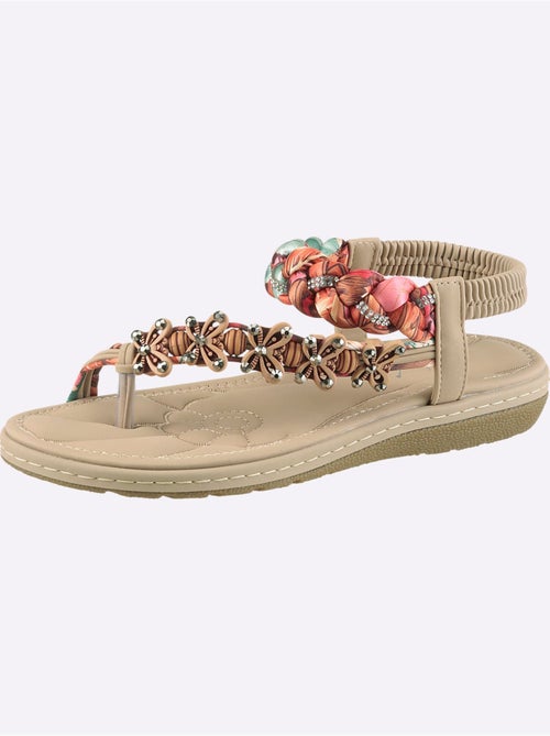 Sandales Matière Textile Agréable à Porter - Taille Standard - helline - Kiabi