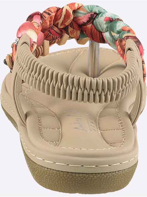 Sandales Matière Textile Agréable à Porter - Taille Standard - helline - Kiabi