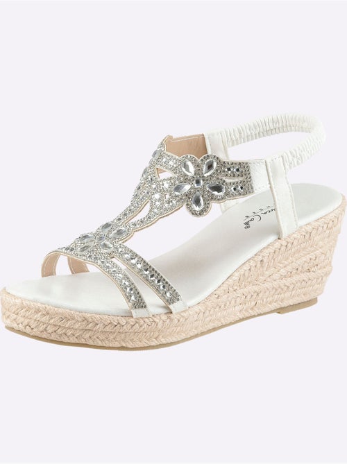 Sandales Matière Textile Agréable à Porter - Taille Standard - helline - Kiabi