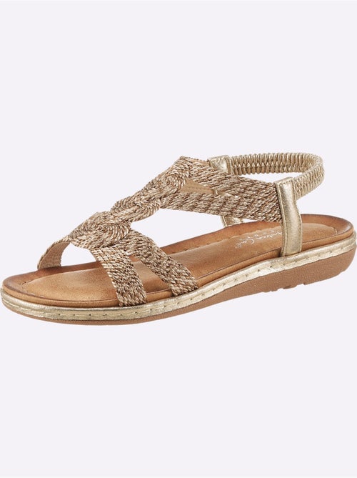 Sandales Matière Textile Agréable à Porter - Taille Standard - helline - Kiabi