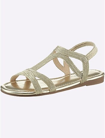 Sandales Matière Textile Agréable à Porter - Taille Standard - helline