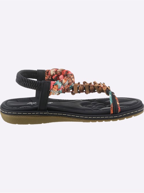 Sandales Matière Textile Agréable à Porter - Taille Standard - helline - Kiabi