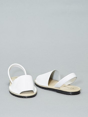 Sandales menorquinas en cuir