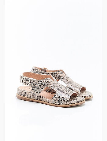 Sandales motif animalier - damart