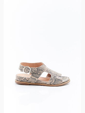 Sandales motif animalier - damart
