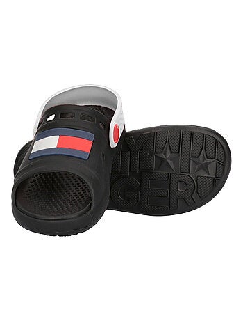 Sandales motif/style détail contrasté - tommy hilfiger
