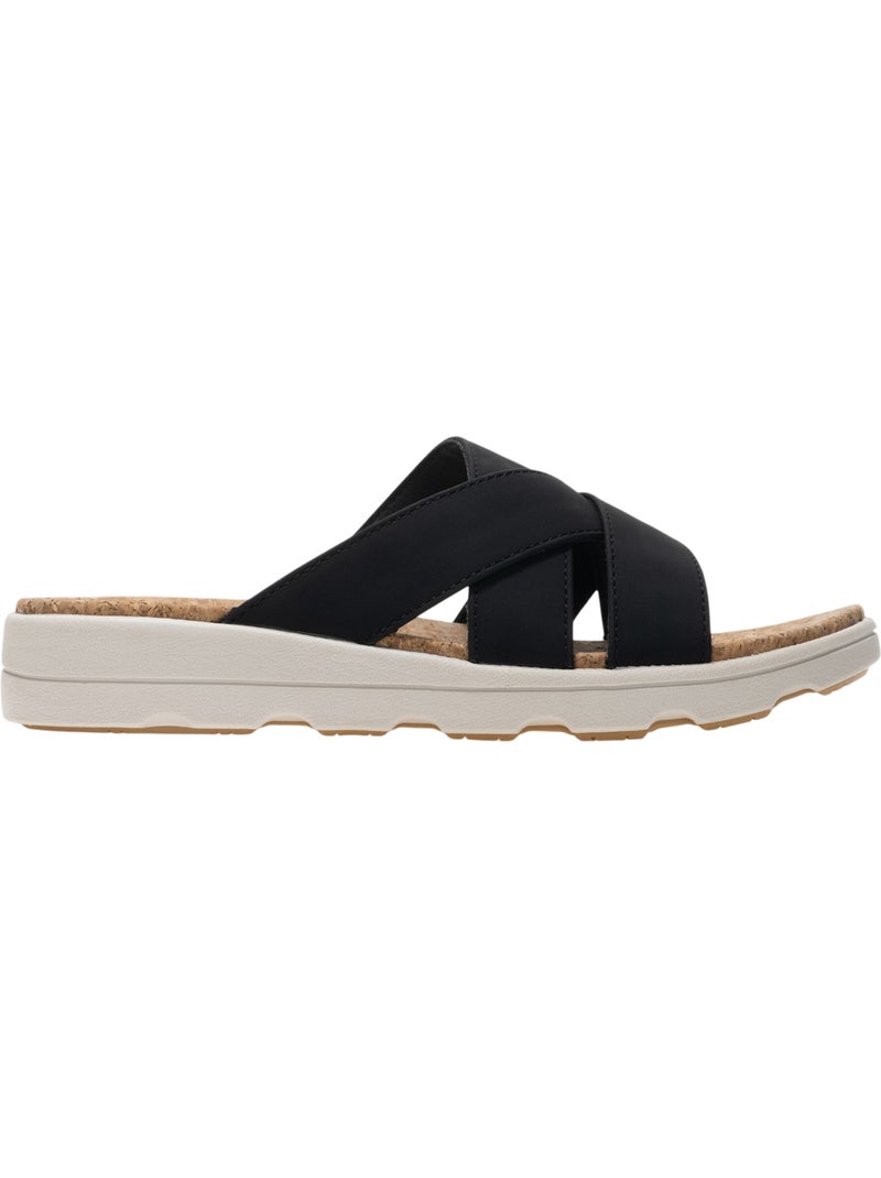 Sandales motif/style imprimé léopard et uni cassie - regatta Noir - Kiabi