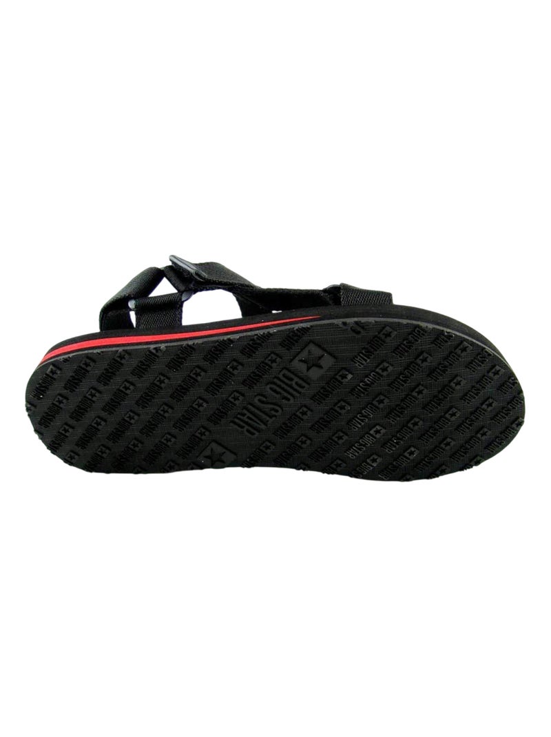 Sandales motif/style logo - big star Noir - Kiabi