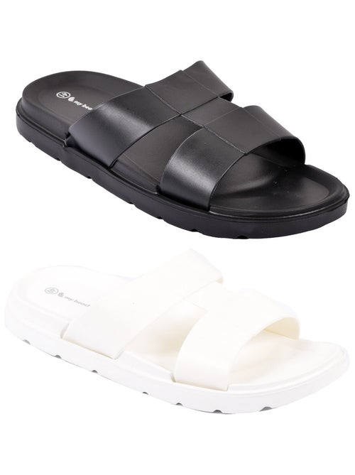 Sandales Mules CROISEE Lot de 2 - Kiabi